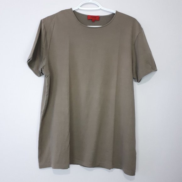 HUGO BOSS Silk Blend Short Sleeve Shirt